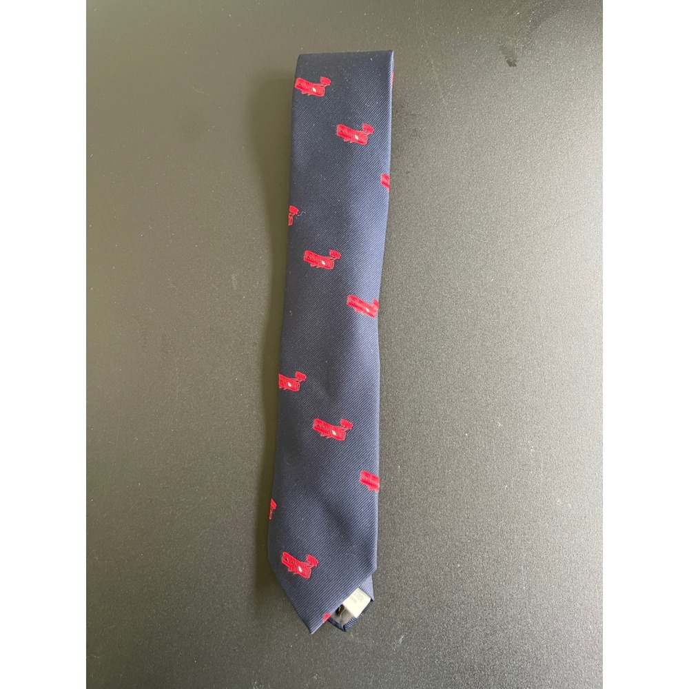 RAM Tie Makers Novelty Airplane Tie Navy Blue Polyester Mens Fashion Necktie